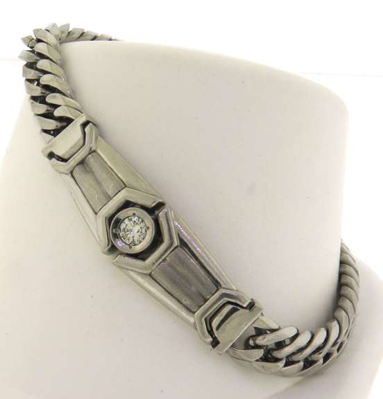 Masterpiece Platinum Art Deco Diamond Bracelet