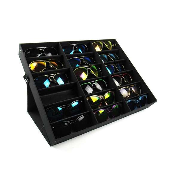 18 Grids Eyeglass Storage Display Box