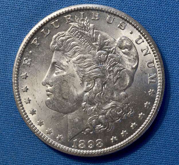 1898-O B U MORGAN DOLLAR
