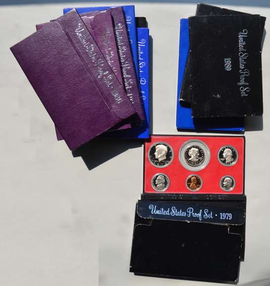 Proof Set Lot 1971-1987