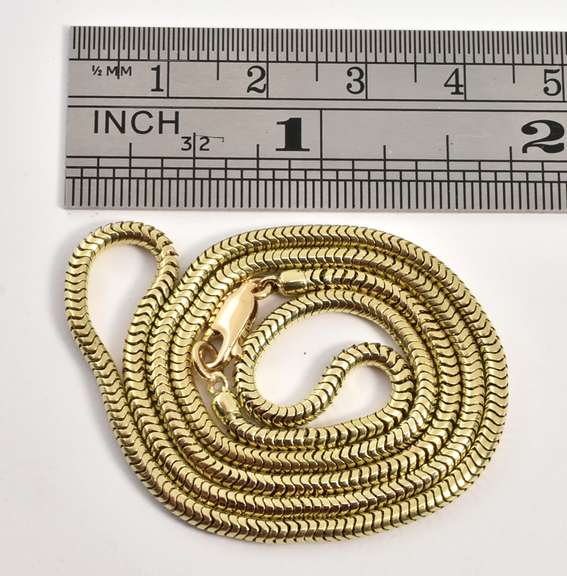 Popular Smooth Snake Style Necklace