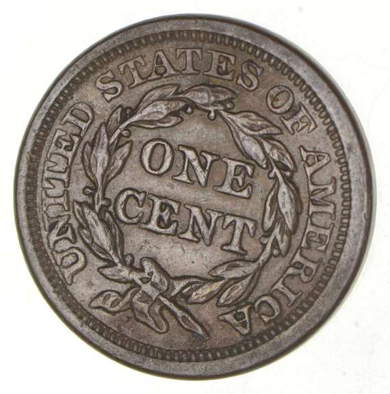 1857 Braided Hair Large Cent