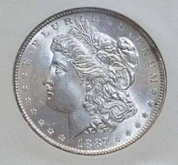 1887 Morgan Dol NGC MS-63