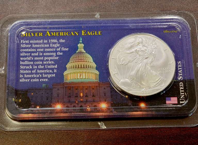 2000 American Silver Eagle, BU