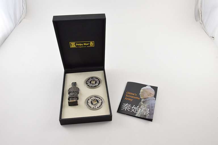 2009 Isle Of Man 1 Crown Proof Sterling Silver 2 Coin Set Box & COA