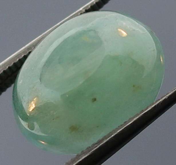 Sea blue 7.2ct Grandidiertie cabochon