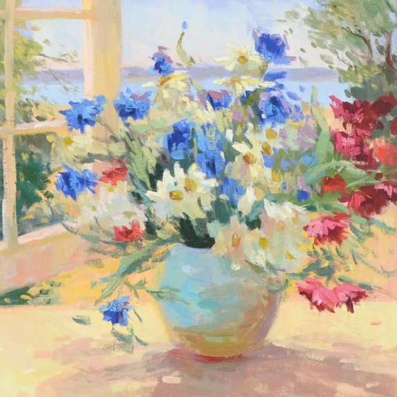 Daisies & Pansies by Kaiser, S. Burkett