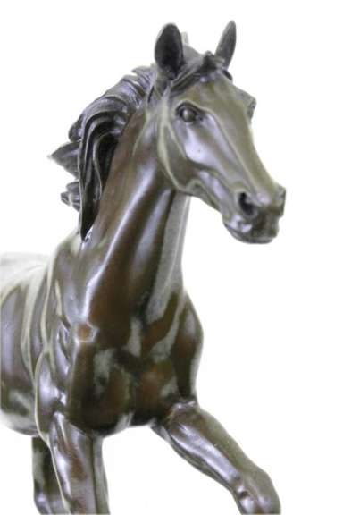 Canter Race Horse Bronze Sculpture