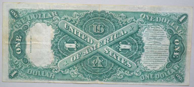 $ 1 Landing Of Columbus Series 1917 US Note