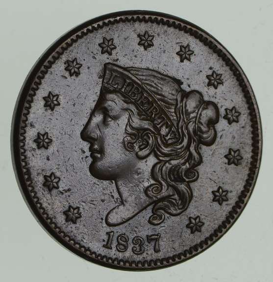 1837 Young Head Large Cent