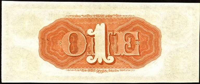 Gem Crisp 1800's $1 Note Michigan Insurance Bank-Tough Note!