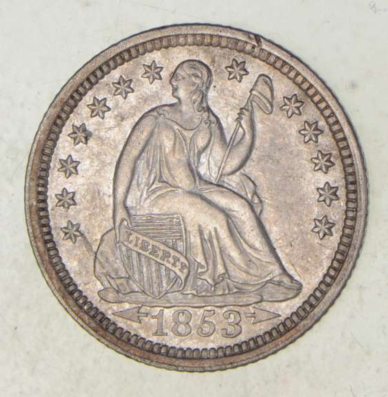 1853 Seated Liberty Half Dime