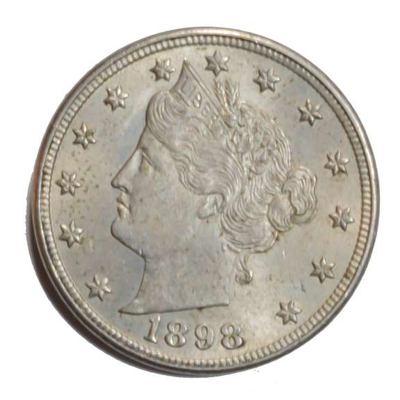 1898 Liberty V Nickel