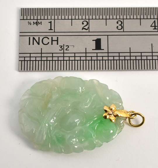 Lovely Carved Jade Pendant