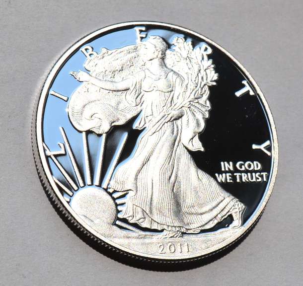 2016 W Proof Silver Eagle With Box And Paper.