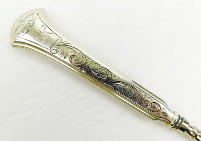 Antique Ladies Sterling Silver Button Hook