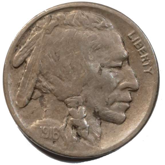 1916 S Buffalo Nickel