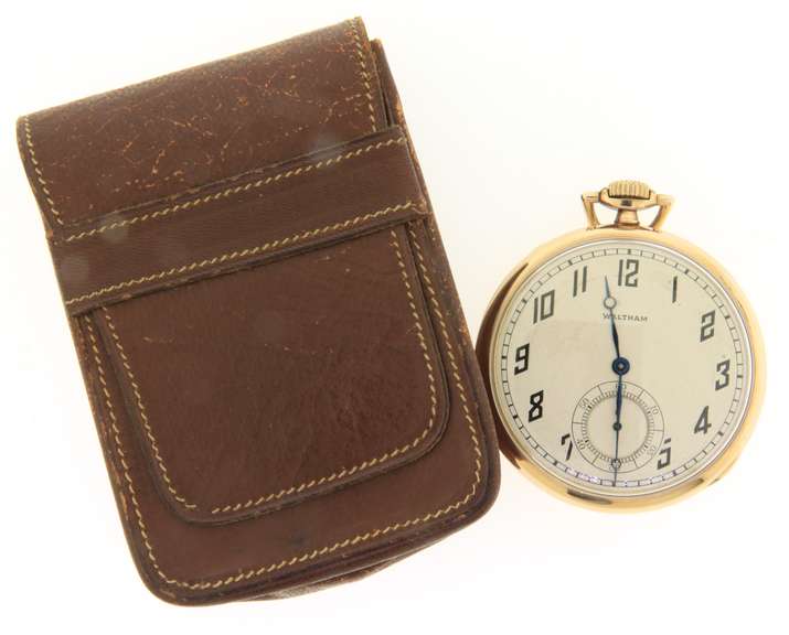 Waltham Mass 17 Jewel Gold Plated Watch