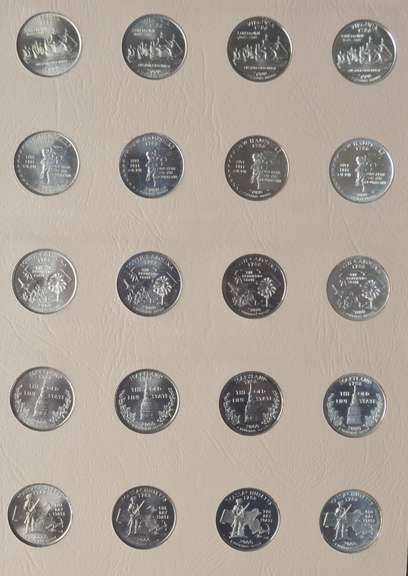 1999-2003 Washington State Quarters  Complete including Silver Proofs
