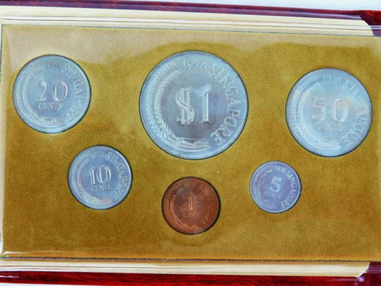 1976 Singapore Uncirculated 6 Coin Set