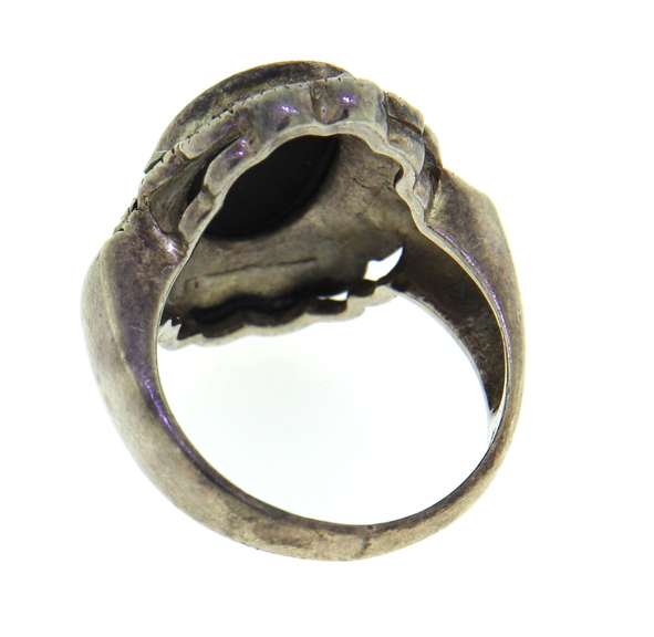Sterling Silver Black Onyx Ring