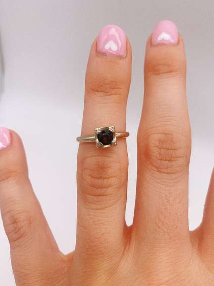 14kt Gold Garnet Cocktail Ring