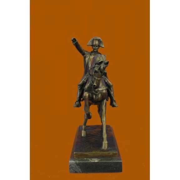 Bronze Sculpture of Napoleon Bonaparte Riding Horse Figure