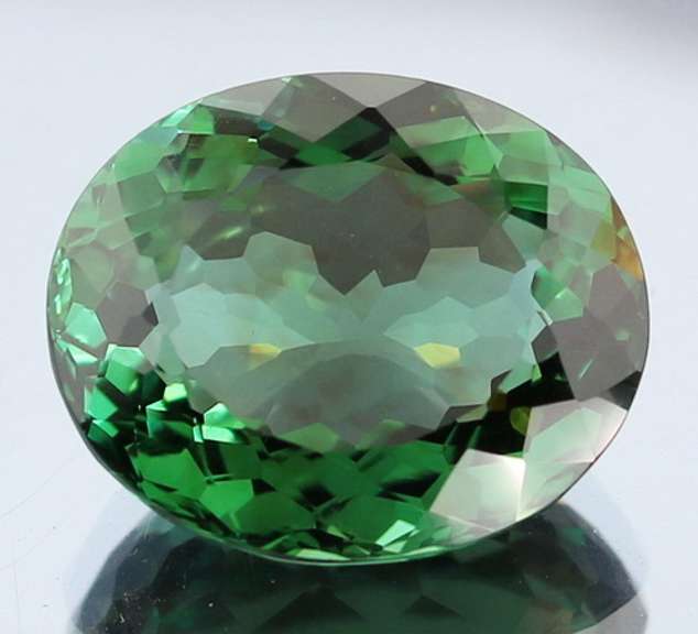 Flawless 29.00ct AAA created green Amethyst