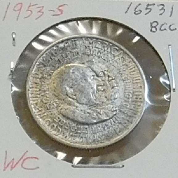 1953-S Wash Carver Silver Half Choice/Gem