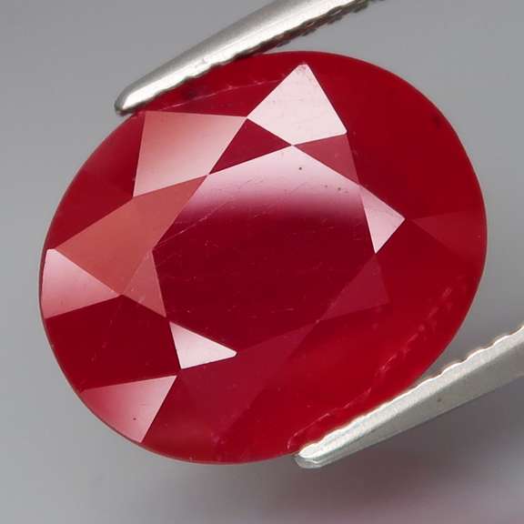 Substantial 10.17ct top blood red Ruby