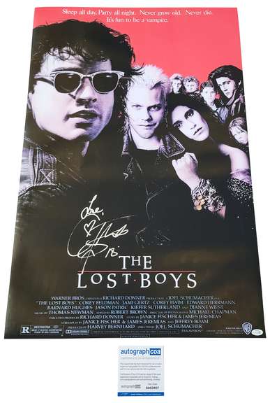 Corey Feldman Autographed Lost Boys 24x36 Poster