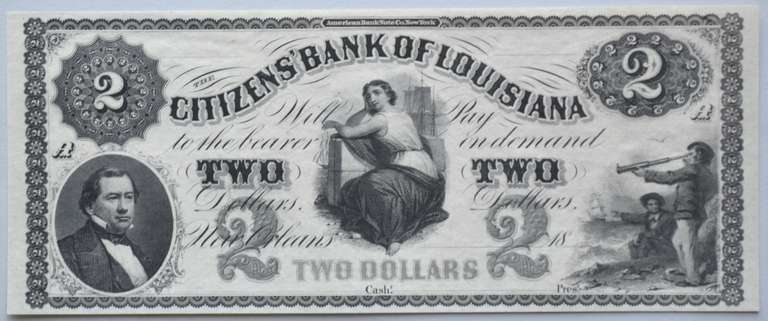 CH CU $ 2 Citizens Bank of Louisiana Note