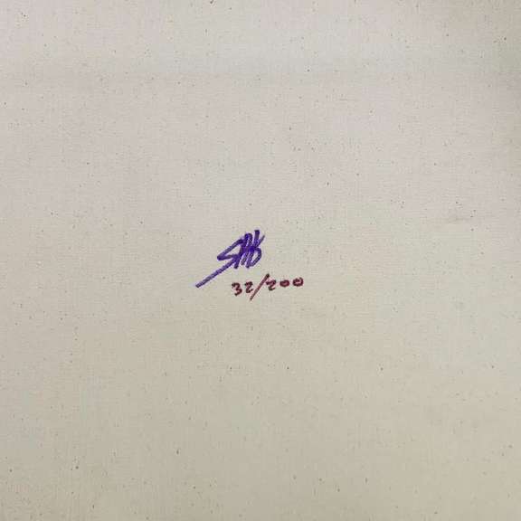 Jesus Last Supper by Steve Kaufman (1960-2010)