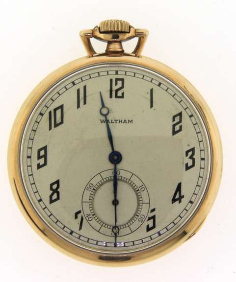 Waltham Mass 17 Jewel Gold Plated Watch