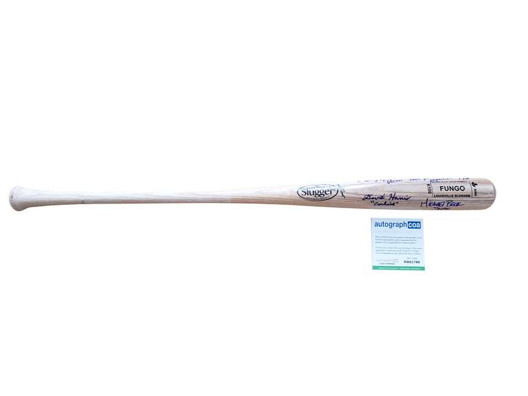 Warriors Cast Autographed X7 Baseball Bat James Remar +6 ACOA Witness ITP