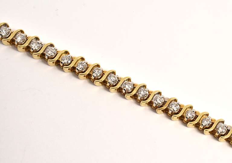Beautiful 3 Ct. TW Diamond Bracelet