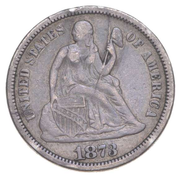 1873 Seated Liberty Dime