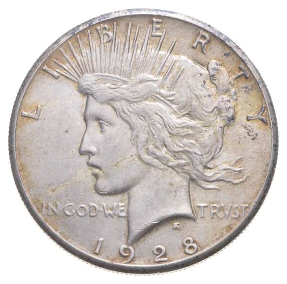1928 Peace Silver Dollar