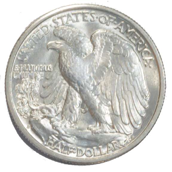 1941 S Gem BU Walkng Liberty Half