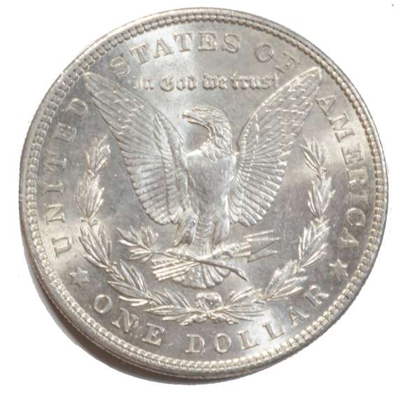 Frosty White BU Plus 1903 Morgan Dollar