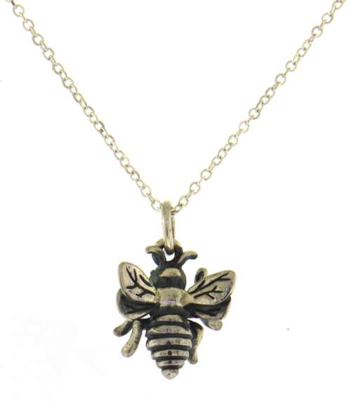 Sterling Silver Bee Necklace