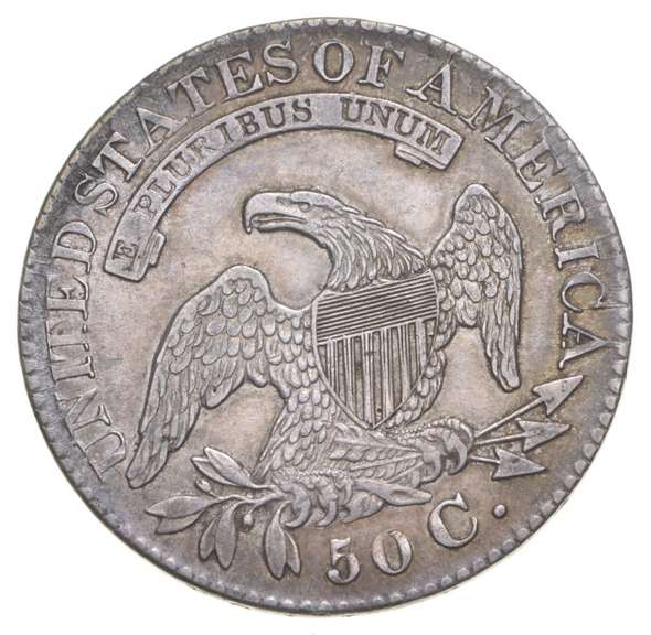 1828 Capped Bust Half Dollar - Curl 2