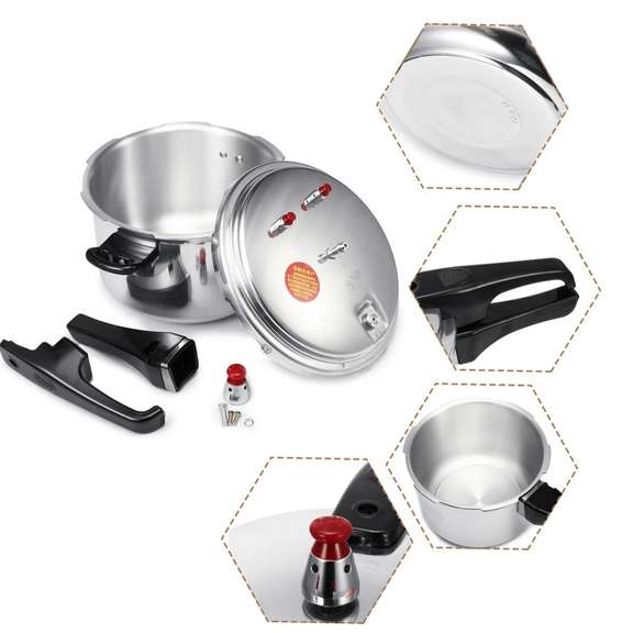 4L Pressure Cooker Commercial Aluminum Alloy