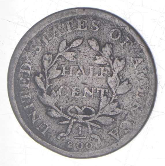 1808 Draped Bust Half Cent