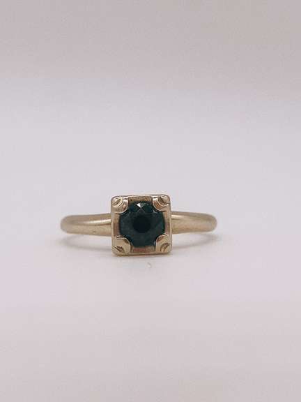 14kt Gold Garnet Cocktail Ring