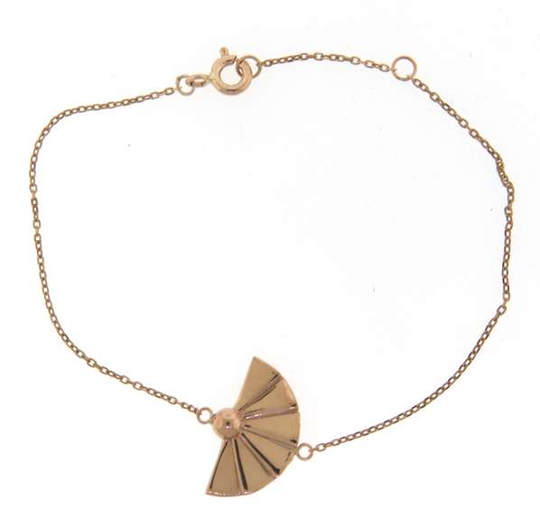 Fabulous Rose Gold Fan Bracelet