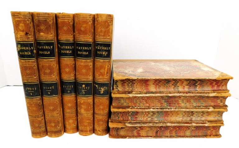 1861 9 Vol. Set - Memoirs of Sir Walter Scott
