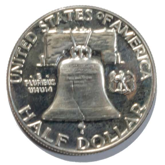 Choice Proof 1954 Franklin Half Dollar