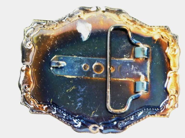 Vintage Fire Dept. Belt Buckle
