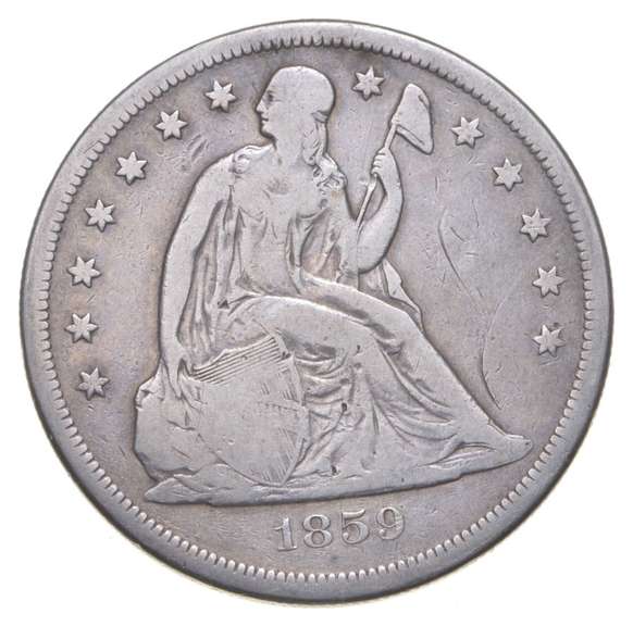 1859-O Seated Liberty Dollar